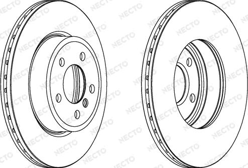 Necto WN1284 - Гальмівний диск avtolavka.club