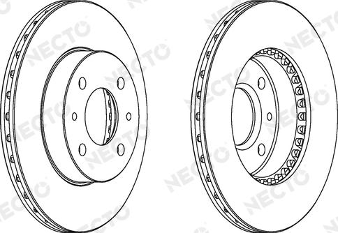 Necto WN867 - Гальмівний диск avtolavka.club