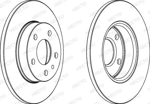 Necto WN818 - Гальмівний диск avtolavka.club
