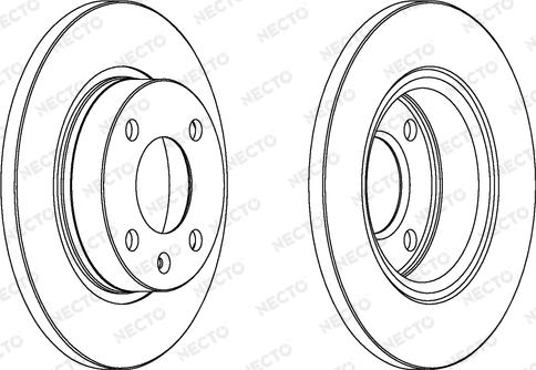 Necto WN875 - Гальмівний диск avtolavka.club