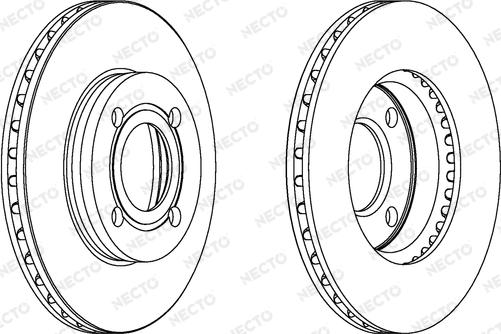 Necto WN357 - Гальмівний диск avtolavka.club