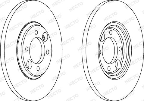 Necto WN201 - Гальмівний диск avtolavka.club