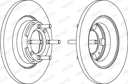 Necto WN282 - Гальмівний диск avtolavka.club
