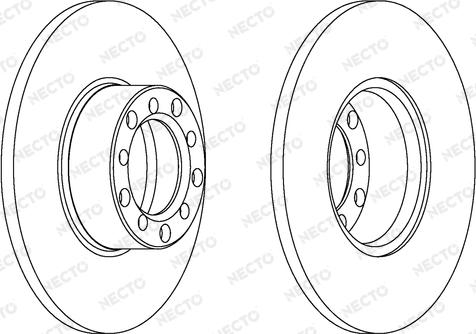 Necto WN238 - Гальмівний диск avtolavka.club