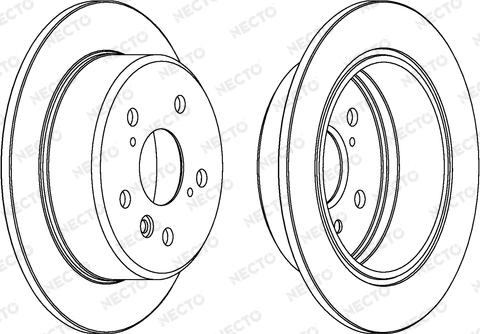 Necto WN799 - Гальмівний диск avtolavka.club