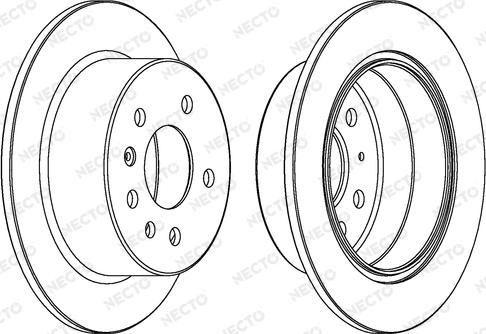 Necto WN796 - Гальмівний диск avtolavka.club