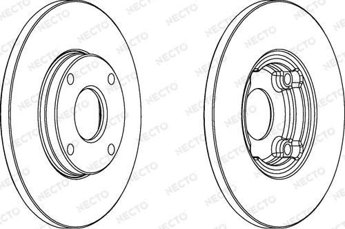 Necto WN780 - Гальмівний диск avtolavka.club