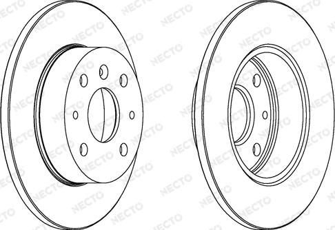 Necto WN781 - Гальмівний диск avtolavka.club