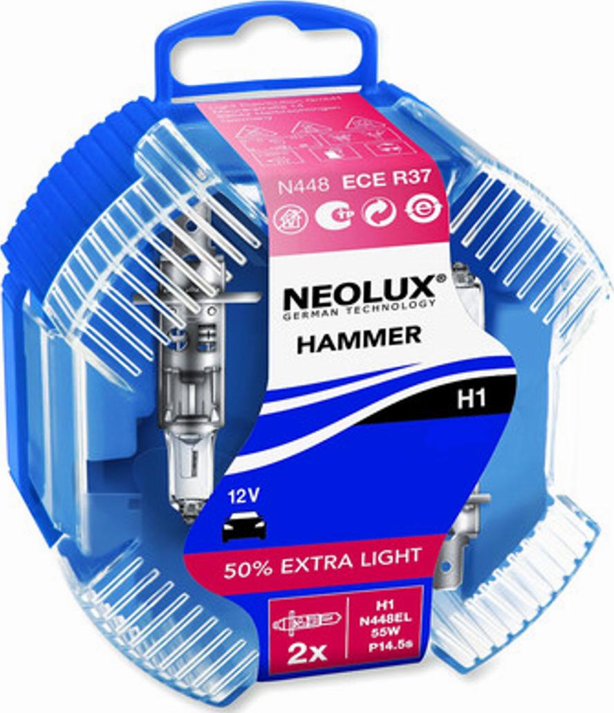 NEOLUX® N448EL-DUOBOX - Лампа розжарювання, протитуманні фари avtolavka.club
