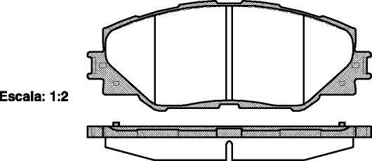 NEW BLOX NB24337N00 - Гальмівні колодки, дискові гальма avtolavka.club