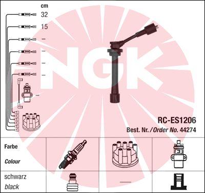 NGK 44274 - Комплект проводів запалювання avtolavka.club