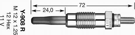 NGK 4585 - Свічка розжарювання avtolavka.club