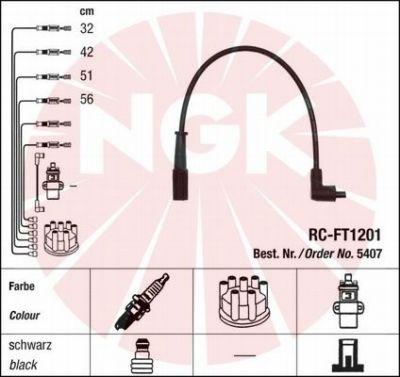 NGK 5407 - Комплект проводів запалювання avtolavka.club