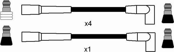 NGK 0778 - Комплект проводів запалювання avtolavka.club