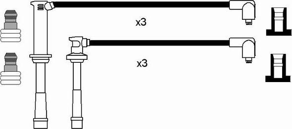NGK 8526 - Комплект проводів запалювання avtolavka.club