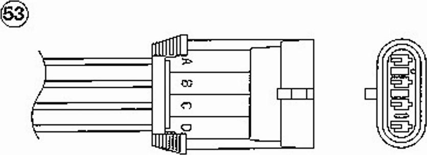 NGK OTA7N-5A1 - Лямбда-зонд, датчик кисню avtolavka.club