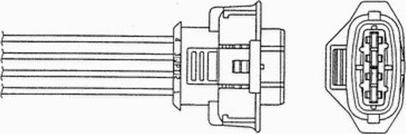 NGK OZA334-SZ4 - Лямбда-зонд, датчик кисню avtolavka.club