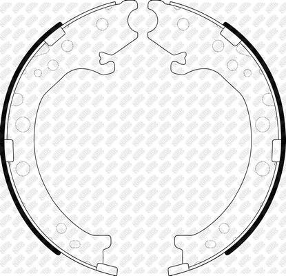 NiBK FN8003 - Комплект гальм, ручник, парковка avtolavka.club