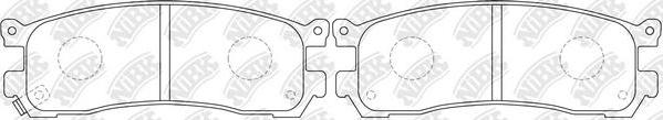 NiBK PN5290 - Гальмівні колодки, дискові гальма avtolavka.club
