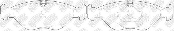 NiBK PN0279 - Гальмівні колодки, дискові гальма avtolavka.club