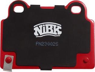 NiBK PN23002S - Комплект високоефективних гальмівних колодок avtolavka.club