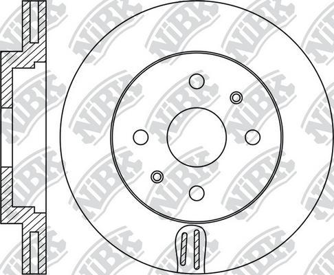 NiBK RN1954 - Гальмівний диск avtolavka.club