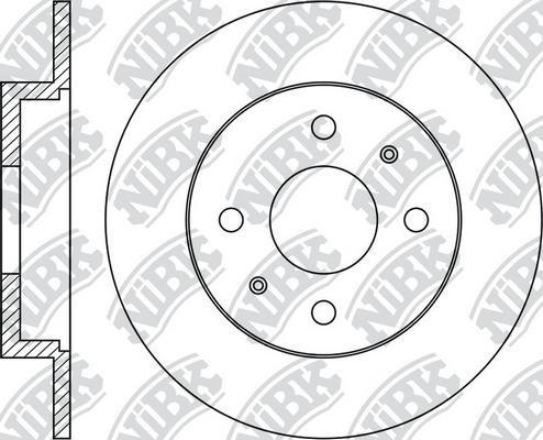 NiBK RN1923 - Гальмівний диск avtolavka.club