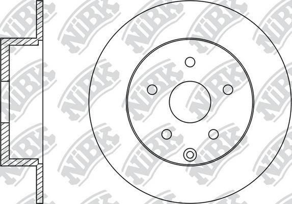 NiBK RN1440 - Гальмівний диск avtolavka.club