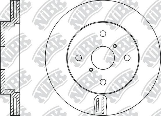 NiBK RN1437 - Гальмівний диск avtolavka.club