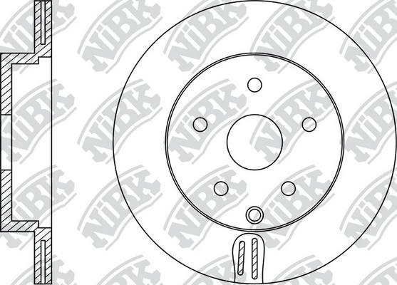 NiBK RN1429 - Гальмівний диск avtolavka.club