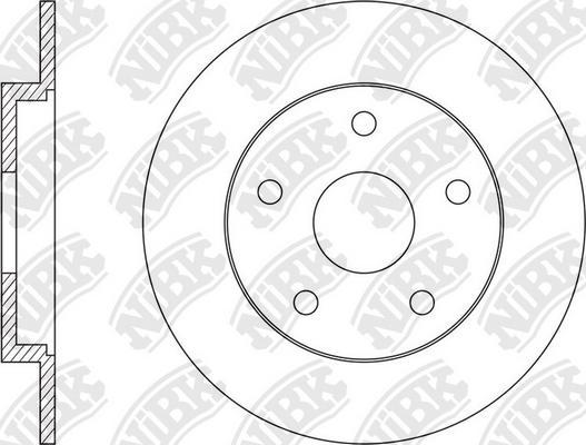 NiBK RN1567 - Гальмівний диск avtolavka.club