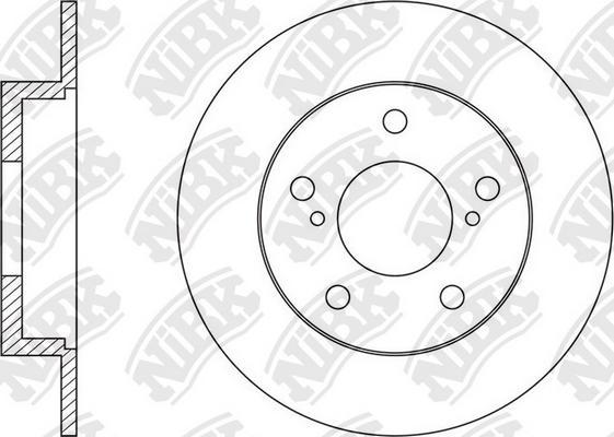 NiBK RN1583 - Гальмівний диск avtolavka.club