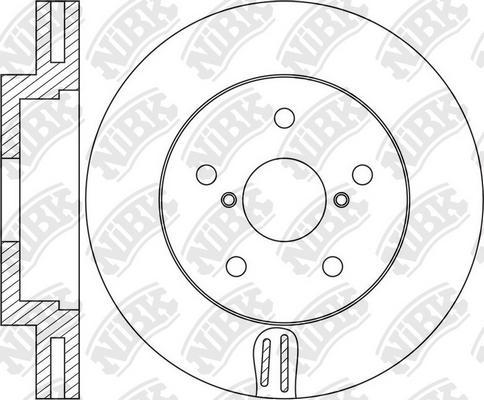 NiBK RN1536SET - Гальмівний диск avtolavka.club