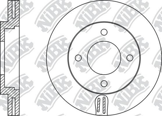 NiBK RN1533 - Гальмівний диск avtolavka.club