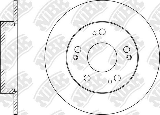 NiBK RN1609 - Гальмівний диск avtolavka.club