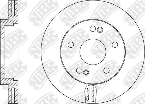 NiBK RN1606 - Гальмівний диск avtolavka.club