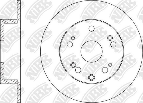 NiBK RN1603 - Гальмівний диск avtolavka.club