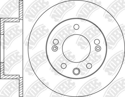 NiBK RN1614 - Гальмівний диск avtolavka.club