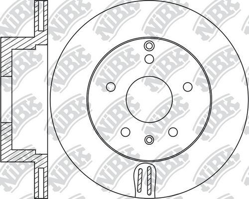 NiBK RN1677 - Гальмівний диск avtolavka.club