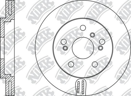NiBK RN1154 - Гальмівний диск avtolavka.club