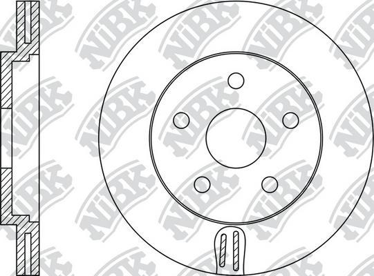 NiBK RN1156 - Гальмівний диск avtolavka.club