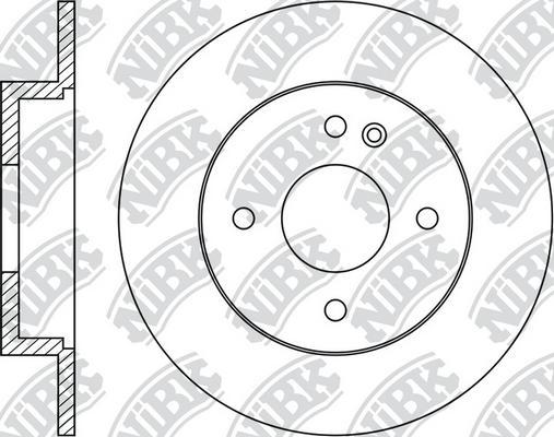 NiBK RN1161 - Гальмівний диск avtolavka.club