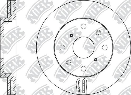NiBK RN1137 - Гальмівний диск avtolavka.club