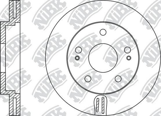 NiBK RN1178 - Гальмівний диск avtolavka.club