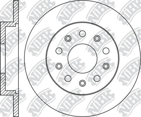 NiBK RN1867 - Гальмівний диск avtolavka.club