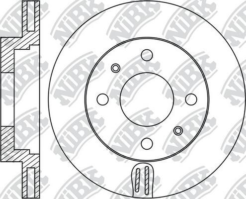 NiBK RN1813 - Гальмівний диск avtolavka.club
