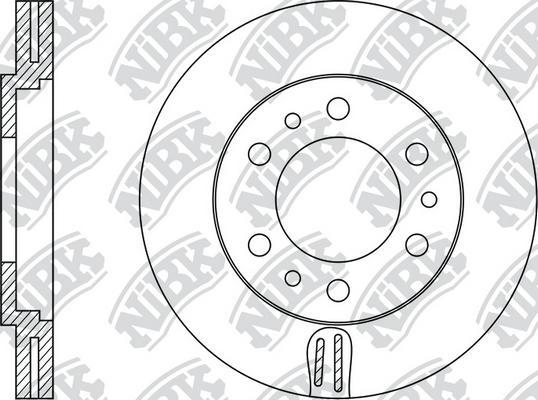 NiBK RN1395 - Гальмівний диск avtolavka.club