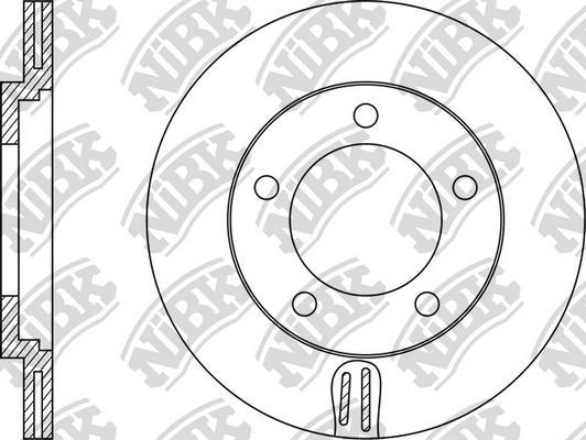 NiBK RN1343 - Гальмівний диск avtolavka.club