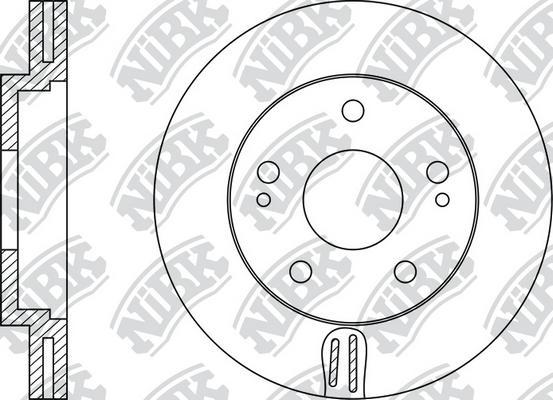 NiBK RN1365 - Гальмівний диск avtolavka.club