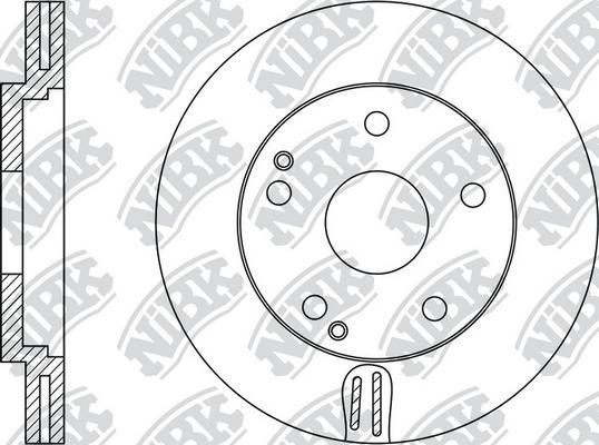 NiBK RN1361 - Гальмівний диск avtolavka.club